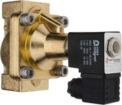 PRO-SOURCE - 3/4", 2/2 Way Steam Series Stacking Solenoid Valve - 110 VAC, 12 CV Rate, 4.98" High x 3.94" Long - Industrial Tool & Supply