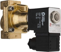 PRO-SOURCE - 3/8", 2/2 Way Steam Series Stacking Solenoid Valve - 24 VDC, 4.5 CV Rate, 4.19" High x 2.76" Long - Industrial Tool & Supply