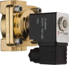 PRO-SOURCE - 3/4", 2/2 Way Stacking Solenoid Valve - 24 VDC, 8.78 CV Rate, 4.21" High x 3.54" Long - Industrial Tool & Supply