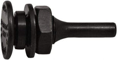 Tanis - 5/8" Arbor Hole to 1/4" Shank Diam Drive Arbor - For 3" Small Diam Wheel Brushes - Industrial Tool & Supply