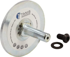 Tanis - 1/4" Arbor Hole to 3/4" Shank Diam Drive Arbor - For 10, 12 & 14" Tanis Disc Brushes, Flow Through Spindle - Industrial Tool & Supply