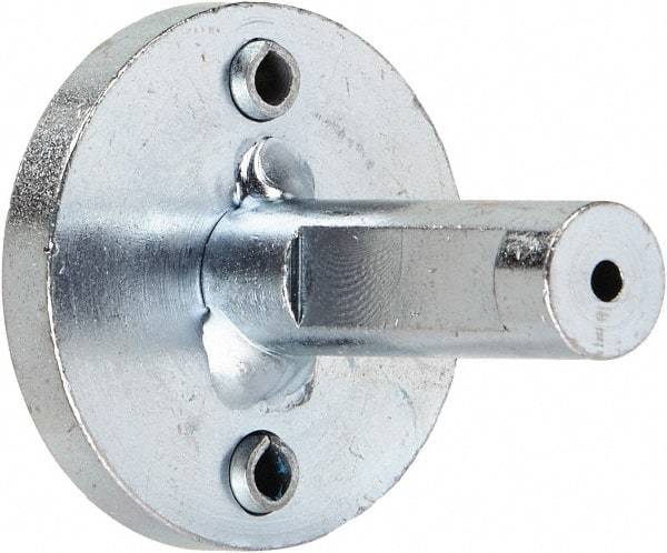 Tanis - 1/2" Arbor Hole to 1/2" Shank Diam Drive Arbor - For 3" Tanis Disc Brushes, Flow Through Spindle - Industrial Tool & Supply