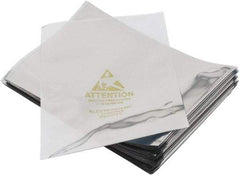 Value Collection - 8" Long x 5" Wide, 3 mil Thick, Clear Metalized Static Shield Bag - Metal-In - Industrial Tool & Supply
