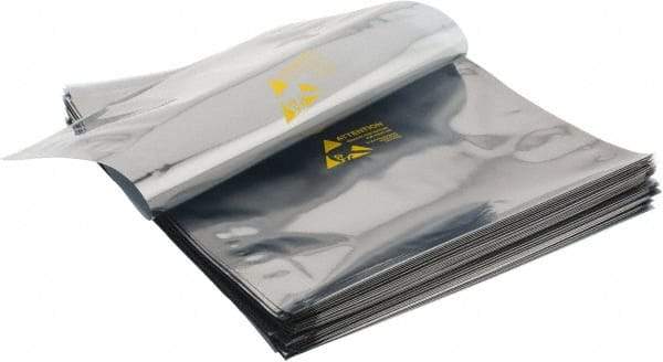 Value Collection - 12" Long x 10" Wide, 3 mil Thick, Clear Metalized Static Shield Bag - Metal-In - Industrial Tool & Supply