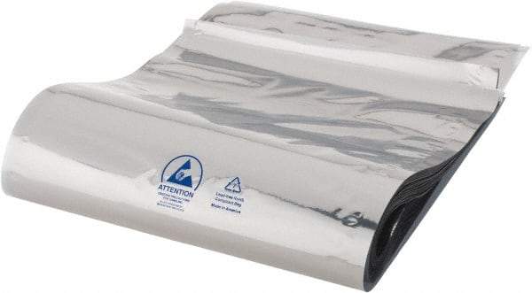 Value Collection - 24" Long x 10" Wide, 3 mil Thick, Clear Metalized Static Shield Bag - Metal-In - Industrial Tool & Supply