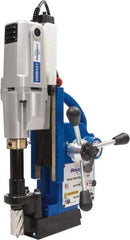 Hougen - 2" Travel, Portable Magnetic Drill Press - 250 & 450 RPM, 9 Amps, 1.5 hp, 1035 Watts - Industrial Tool & Supply