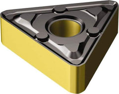 Sandvik Coromant - TNMX332 WM Grade 4305 Carbide Turning Insert - TiCN/Al2O3/TiN Finish, 60° Triangle, 3/8" Inscr Circle, 3/16" Thick, 1/32" Corner Radius - Industrial Tool & Supply