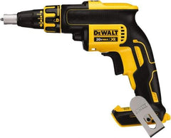DeWALT - 20 Volt Lithium-Ion Battery Pistol Grip Cordless Screwdriver - 4,400 RPM, 266 In/Lb Torque - Industrial Tool & Supply