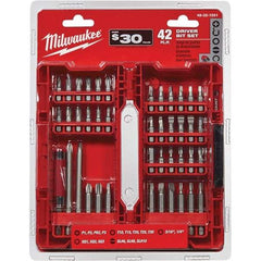 Milwaukee Tool - Power & Impact Screwdriver Bit Sets Point Type: Assorted Bit Type: Driver - Industrial Tool & Supply