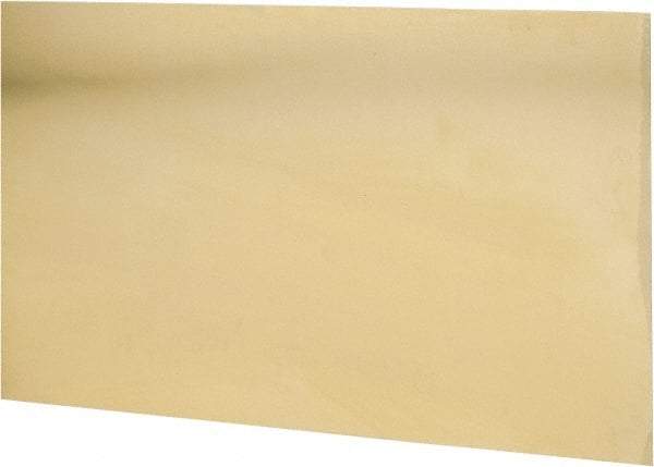 Alinabal - 2 Ft. Long x 8 Inch Wide x 0.016 Inch Thick, Shim Sheet Stock - Laminated Brass, 0.002 Inch Lamination Thickness - Industrial Tool & Supply