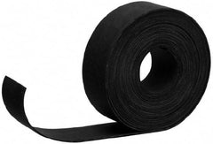 Made in USA - 36" Wide, 1/4" Thick, Neoprene Rubber Foam Sheet - 45 to 55 Durometer, Black, -20 to 180°F, 1,000 psi Tensile Strength, Adhesive Backing, Cut-to-Length - Industrial Tool & Supply
