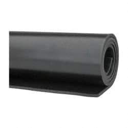 Made in USA - 36" Wide, Vinyl Rubber Foam Sheet - 60 to 70 Durometer, Black, 20 to 160°F, 1,000 psi Tensile Strength, Cut-to-Length - Industrial Tool & Supply