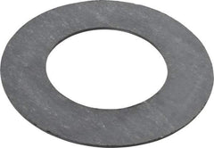 Made in USA - 1-1/2" Pipe, 1-29/32" ID x 3-3/8" OD Flange Gasket - Graphite, Silver Gray, 1/16" Thick - Industrial Tool & Supply