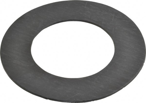 Made in USA - 2" Pipe, 2-3/8" ID x 4-1/8" OD Flange Gasket - Industrial Tool & Supply