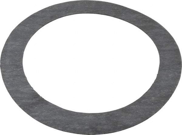 Made in USA - 6" Pipe, 6-5/8" ID x 8-3/4" OD Flange Gasket - Graphite, Silver Gray, 1/16" Thick - Industrial Tool & Supply