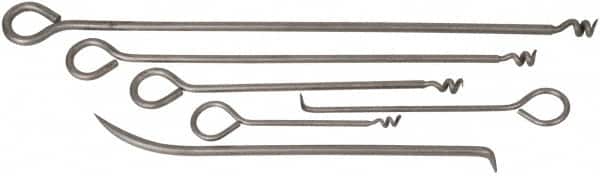 Made in USA - 6 Piece Rigid Shaft Packing Tool Set - Industrial Tool & Supply