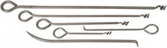 Made in USA - 6 Piece Rigid Shaft Packing Tool Set - Industrial Tool & Supply