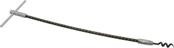 Made in USA - 15" OAL Flexible Shaft - 1/4" Cork Diam, 1/4" Shaft Diam, For 7/16 to 1/2" Packing Size - Industrial Tool & Supply