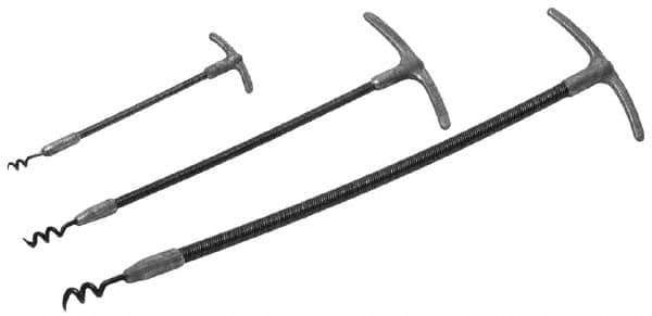 Made in USA - 22" OAL Flexible Shaft - 3/8" Cork Diam, 3/8" Shaft Diam, For 7/16 to 1/2" Packing Size - Industrial Tool & Supply