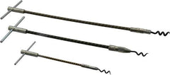 Made in USA - 3 Piece Flexible Shaft Packing Tool Set - Contains 6-1/2, 10-1/2 & 15" Tools - Industrial Tool & Supply