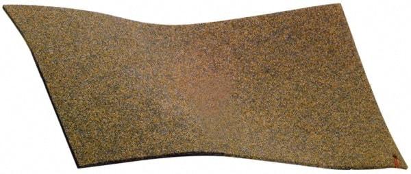 Made in USA - 36" Long x 36" Wide x 3/16" Thick, Cork Fiber Sheet Gasketing - Industrial Tool & Supply