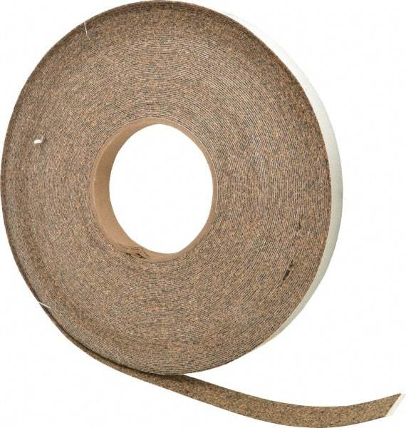 Made in USA - 3/4" Wide x 1/32" Thick, Adhesive Backed Gasketing Roll - 40 to 60 Durometer, 33 Lb per Cubic' Min Density - Industrial Tool & Supply