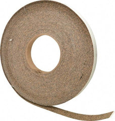 Made in USA - 3/4" Wide x 1/32" Thick, Adhesive Backed Gasketing Roll - 40 to 60 Durometer, 33 Lb per Cubic' Min Density - Industrial Tool & Supply
