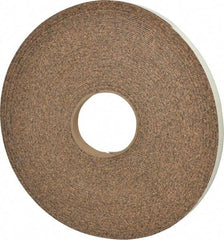 Made in USA - 1/2" Wide x 1/16" Thick, Adhesive Backed Gasketing Roll - 40 to 60 Durometer, 33 Lb per Cubic' Min Density - Industrial Tool & Supply