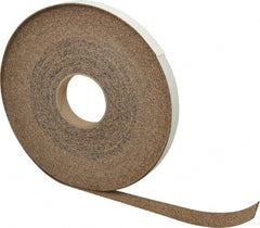 Made in USA - 1" Wide x 1/16" Thick, Adhesive Backed Gasketing Roll - Industrial Tool & Supply