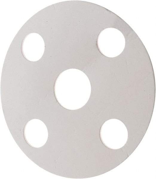 Made in USA - 3/4" Pipe, Flange Gasket - Gore-Tex GR, White, 1/16" Thick - Industrial Tool & Supply