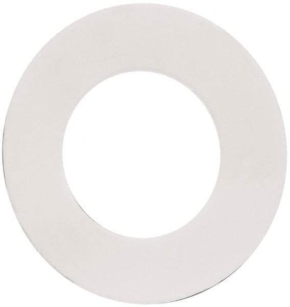 Made in USA - 1-1/2" Pipe, Flange Gasket - Gore-Tex GR, White, 1/16" Thick - Industrial Tool & Supply