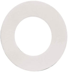 Made in USA - 1-1/2" Pipe, Flange Gasket - Gore-Tex GR, White, 1/16" Thick - Industrial Tool & Supply