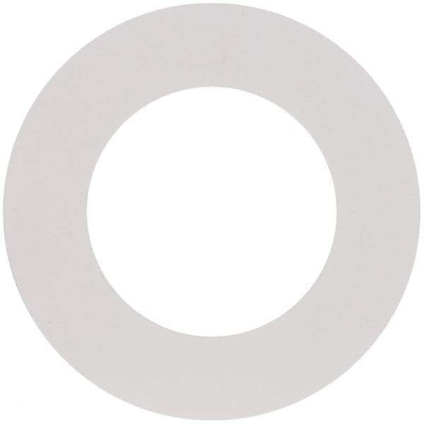 Made in USA - 2-1/2" Pipe, Flange Gasket - Gore-Tex GR, White, 1/16" Thick - Industrial Tool & Supply