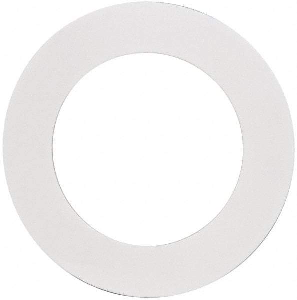 Made in USA - 3" Pipe, Flange Gasket - Gore-Tex GR, White, 1/16" Thick - Industrial Tool & Supply