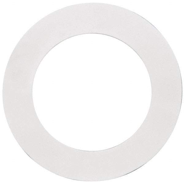 Made in USA - 4" Pipe, Flange Gasket - Gore-Tex GR, White, 1/16" Thick - Industrial Tool & Supply