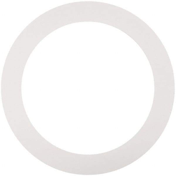 Made in USA - 6" Pipe, Flange Gasket - Gore-Tex GR, White, 1/16" Thick - Industrial Tool & Supply