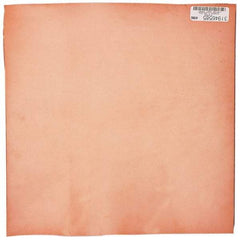 Made in USA - 12" Long x 12" Wide x 1/8" Thick, Leather Sheet Gasketing - Tan - Industrial Tool & Supply