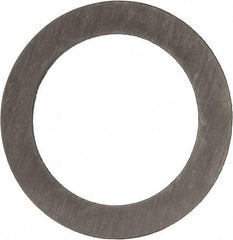 Made in USA - 5" Pipe, 5-9/16" ID x 7-3/4" OD Flange Gasket - Carbon Fiber, Black, 1/16" Thick - Industrial Tool & Supply