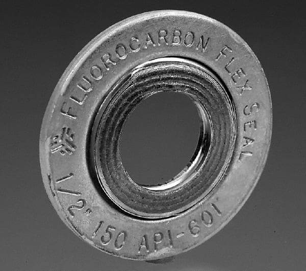 Value Collection - 12" Pipe, 13-3/8" ID x 16-1/8" OD Flange Gasket - Carbon Steel/Stainless Steel, 14-3/4" Flange Diam - Industrial Tool & Supply
