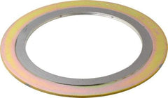 Value Collection - 4" Pipe, 5" ID x 7-1/8" OD Flange Gasket - Carbon Steel/Stainless Steel, 5-7/8" Flange Diam - Industrial Tool & Supply