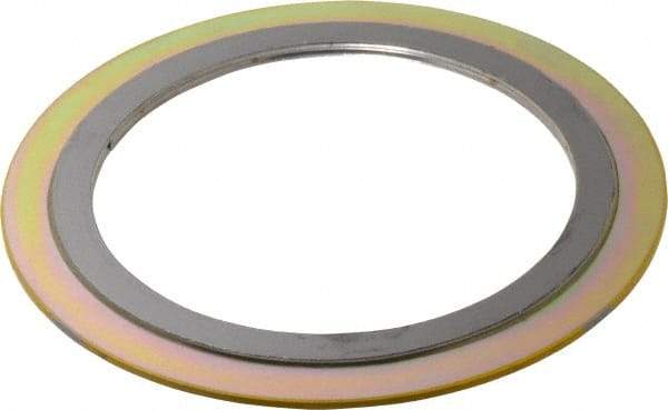Value Collection - 4" Pipe, 5" ID x 6-7/8" OD Flange Gasket - Carbon Steel/Stainless Steel, 5-7/8" Flange Diam - Industrial Tool & Supply