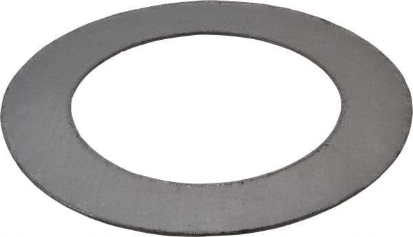 Made in USA - 4" Pipe, 4-1/2" ID x 6-7/8" OD Flange Gasket - Graphite, Dark Gray, 1/16" Thick - Industrial Tool & Supply
