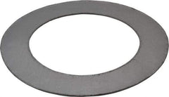 Made in USA - 4" Pipe, 4-1/2" ID x 6-7/8" OD Flange Gasket - Graphite, Dark Gray, 1/16" Thick - Industrial Tool & Supply