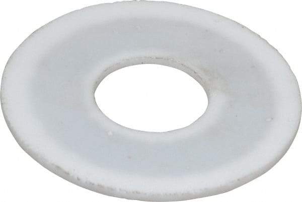 Made in USA - 1" Pipe, 1-1/32" ID x 2-5/8" OD Flange Gasket - PTFE, White, 3/32" Thick - Industrial Tool & Supply