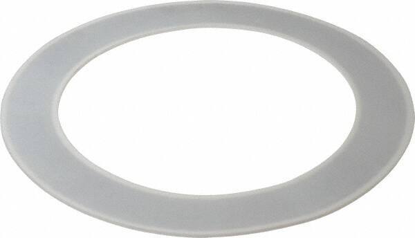 Made in USA - 8" Pipe, 8" ID x 11" OD Flange Gasket - PTFE, White, 3/32" Thick - Industrial Tool & Supply