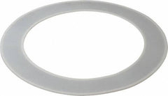Made in USA - 8" Pipe, 8" ID x 11" OD Flange Gasket - PTFE, White, 3/32" Thick - Industrial Tool & Supply