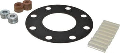 Made in USA - 4" Pipe, 4" ID x 9" OD Flange Gasket - Neoprene Rubber, 1/8" Thick - Industrial Tool & Supply