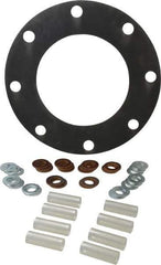 Made in USA - 8" Pipe, 8" ID x 13-1/2" OD Flange Gasket - Neoprene Rubber, 1/8" Thick - Industrial Tool & Supply
