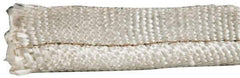 Made in USA - 1/2" Bulb Diam, 1-1/4" Overall Width, Silica Tadpole Gasketing - 25' Long, Tan - Industrial Tool & Supply