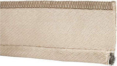 Made in USA - 1/2" Bulb Diam, 2-1/2" Overall Width, Silica Tadpole Gasketing - 25' Long, Tan - Industrial Tool & Supply